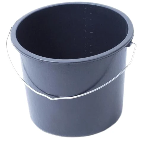Eimer mit Skala 12 l Schwarz – Bild 2