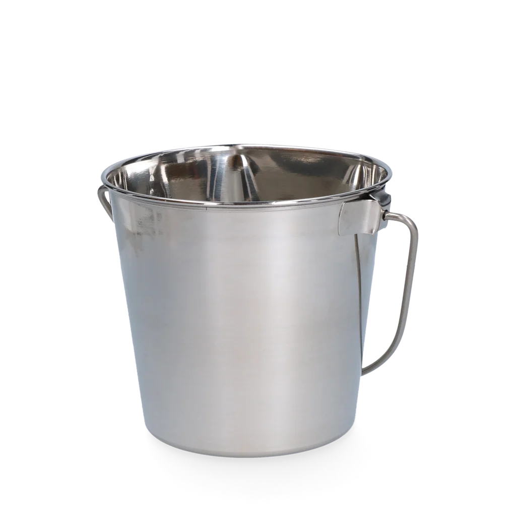 EMME00014B.png Edelstahleimer mit flacher Seite 0,95 l – Bild 1