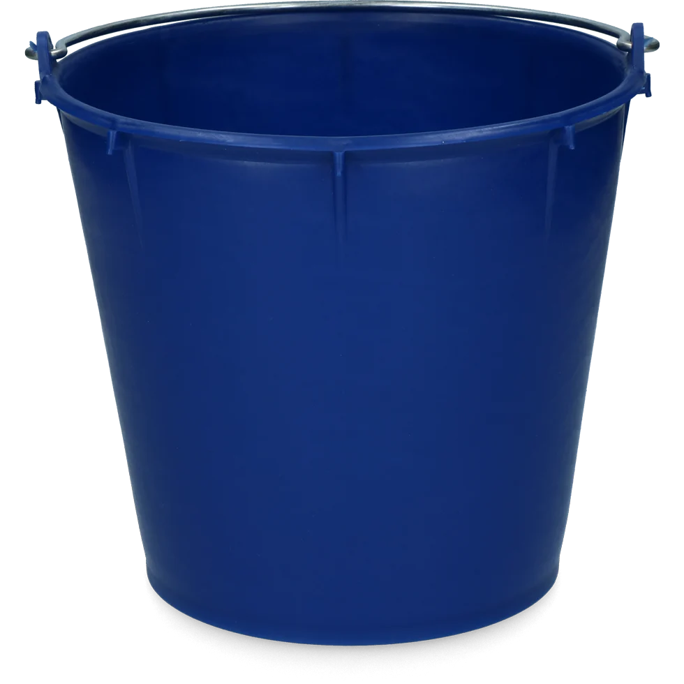 EMME00016D.png Eimer mit verzinktem Henkel 7 l Dunkelblau – Vplast – Bild 1
