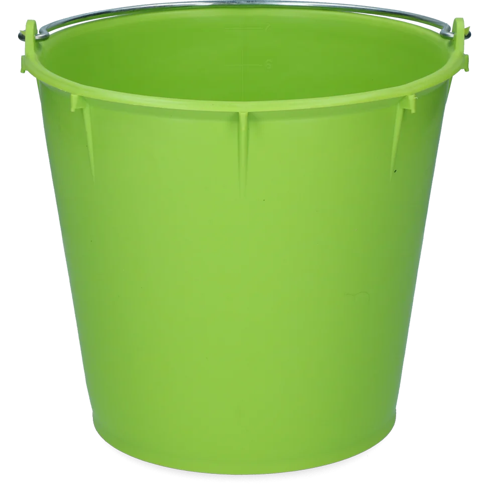 Eimer mit verzinktem Henkel 7 l Limettengrün – Vplast – Bild 2