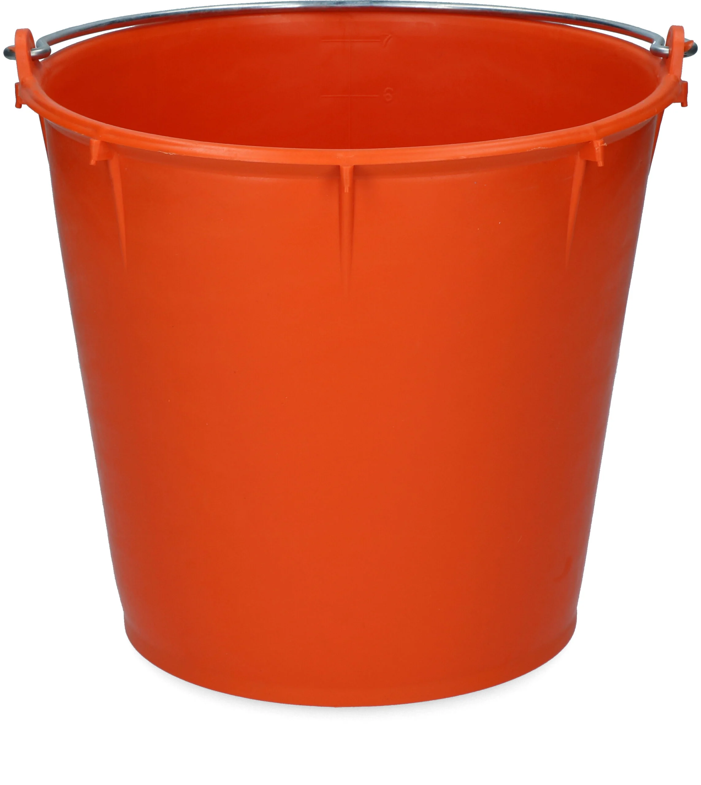 EMME00016L.jpg Eimer mit verzinktem Henkel 7 l Orange – Vplast – Bild 1