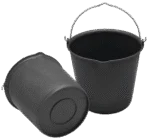 Eimer mit Ausgießer, 15 l, Schwarz – Vplast