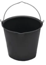 Eimer mit Ausgießer, 15 l, Schwarz – Vplast – Bild 4