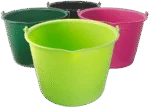 Eimer mit Ausgießer 15 l Rosa – Vplast – Bild 2