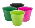 Eimer mit Ausgießer 15 l Rosa – Vplast – Bild 3