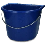 Eimer mit flacher Seite 15 l Blau – Vplast