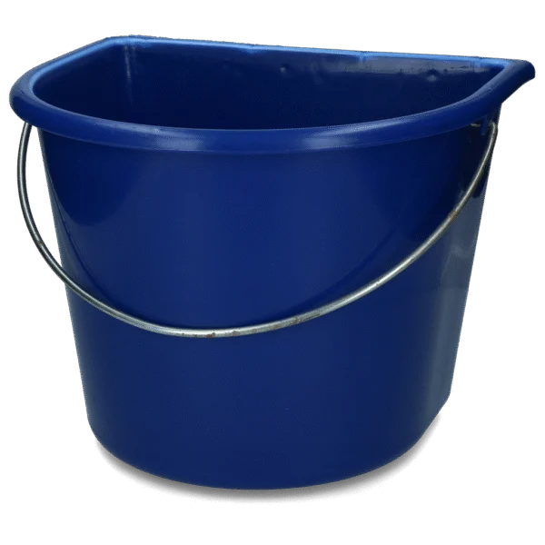 Eimer mit flacher Seite 15 l Blau – Vplast
