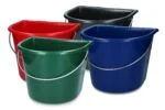 Eimer mit flacher Seite 15 l Blau – Vplast – Bild 3