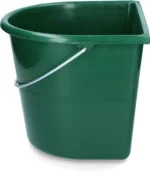 Eimer mit flacher Seite 15 l Grün – Vplast – Bild 3