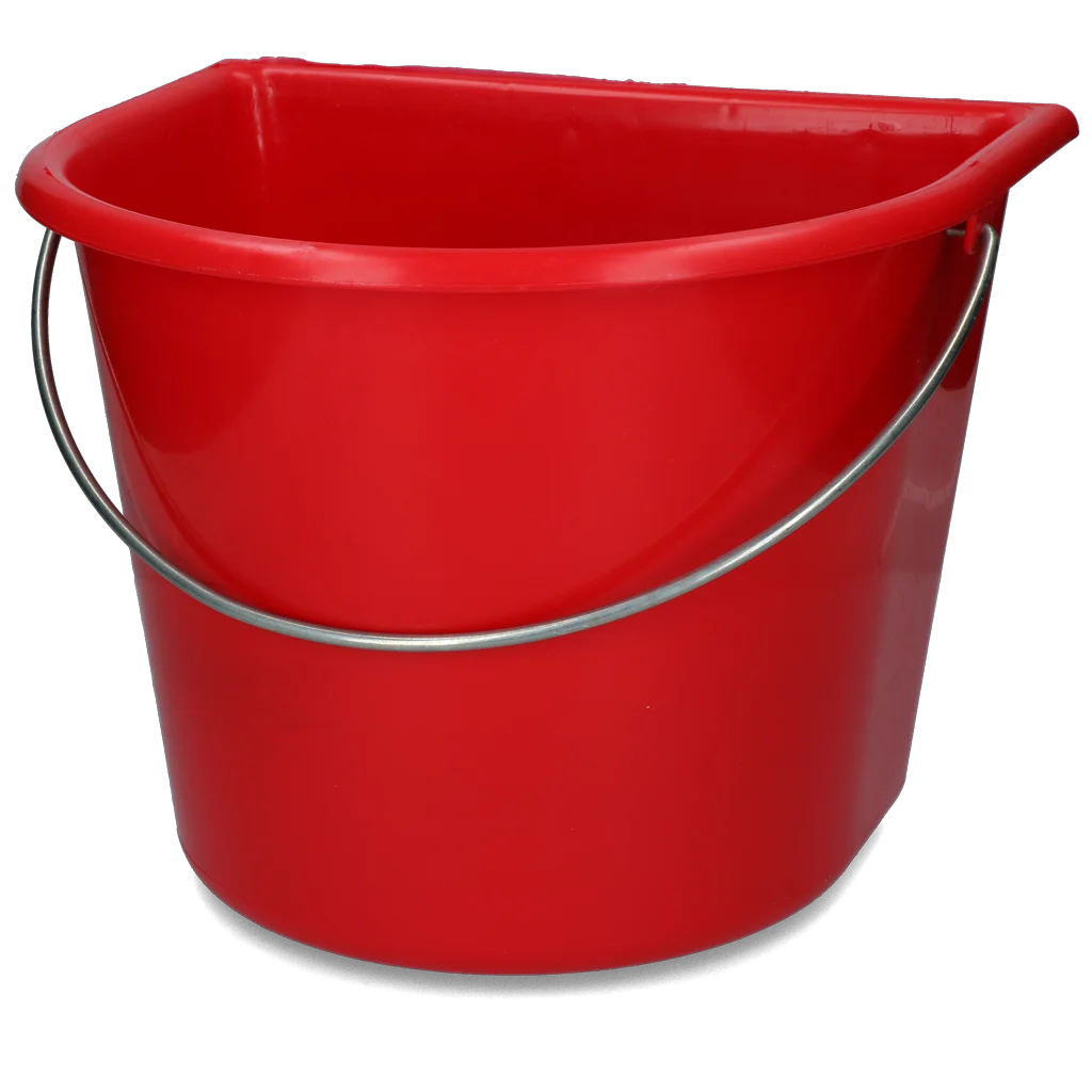 EMME000212G.png Eimer mit abgeflachter Seite 15 l Rot – Vplast – Bild 1