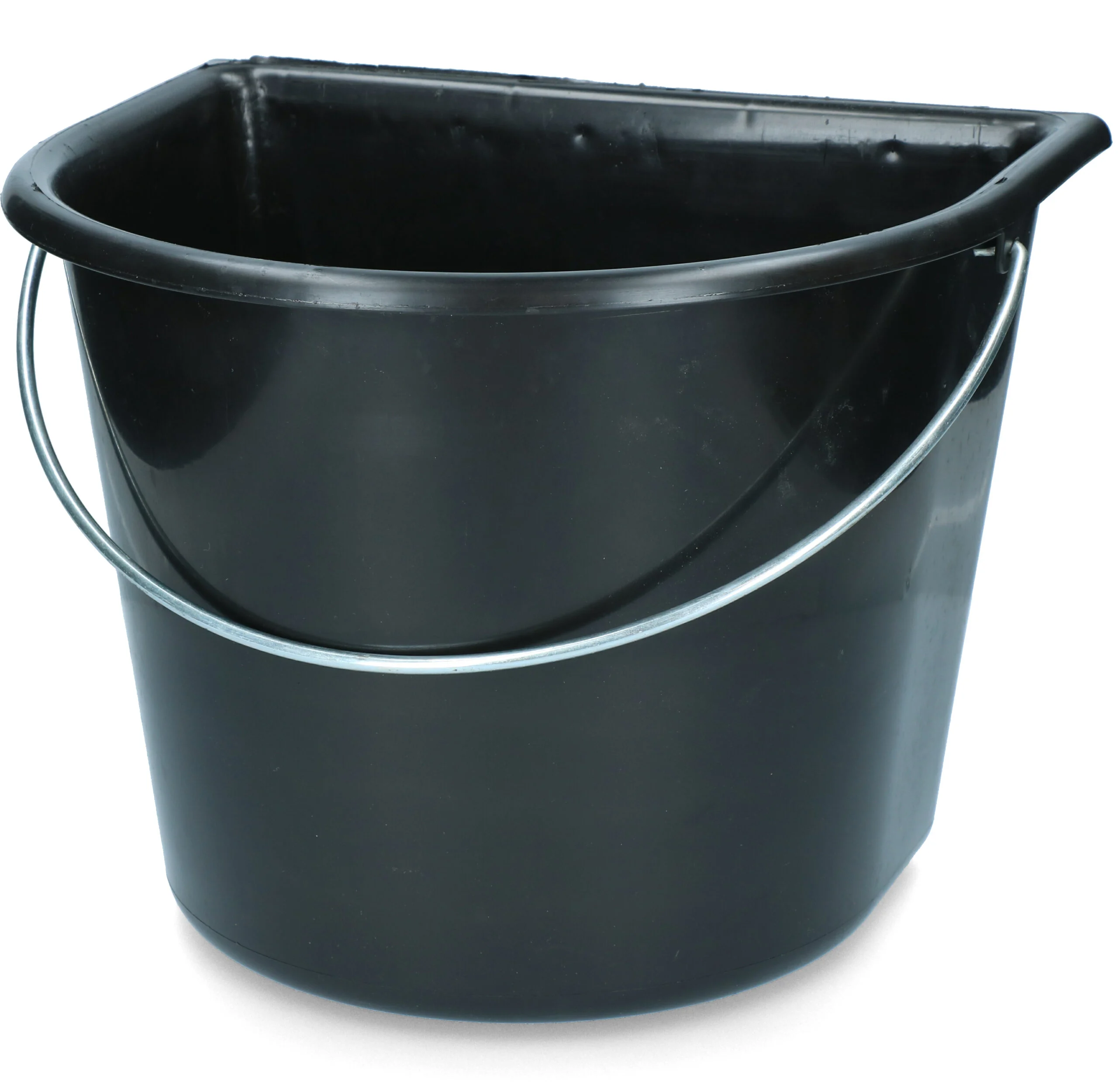 EMME000212K.jpg Eimer mit flacher Seite, 15 l, Schwarz – Vplast – Bild 1