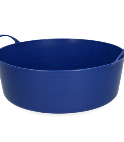 Flexibler Eimer mit zwei Griffen, 6 l, Blau – Vplast V-Trug Flexi