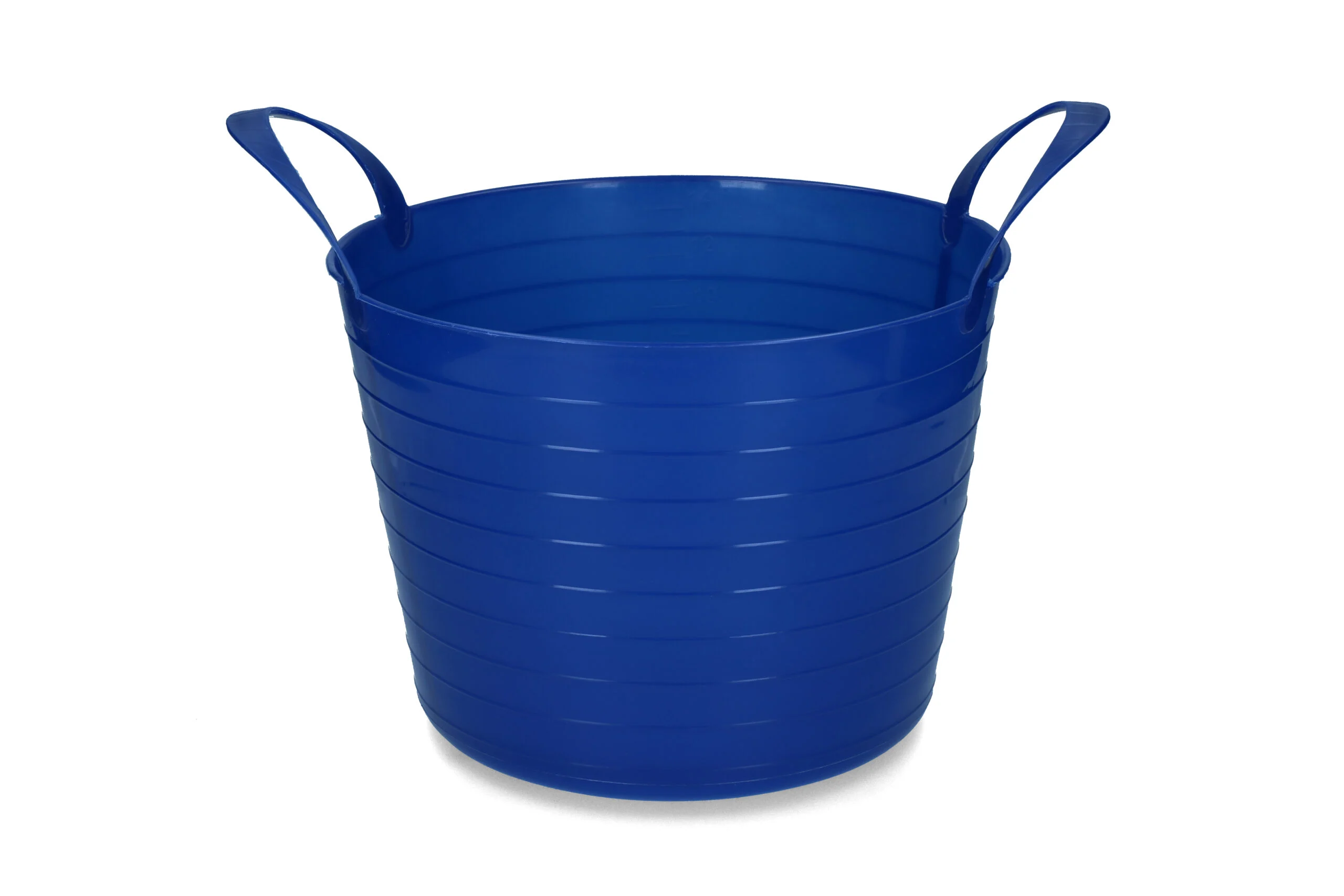 EMME000214B.jpg Flexibler Eimer mit zwei Handgriffen, 14 l, Blau – Vplast V-Trug Flexi – Bild 1