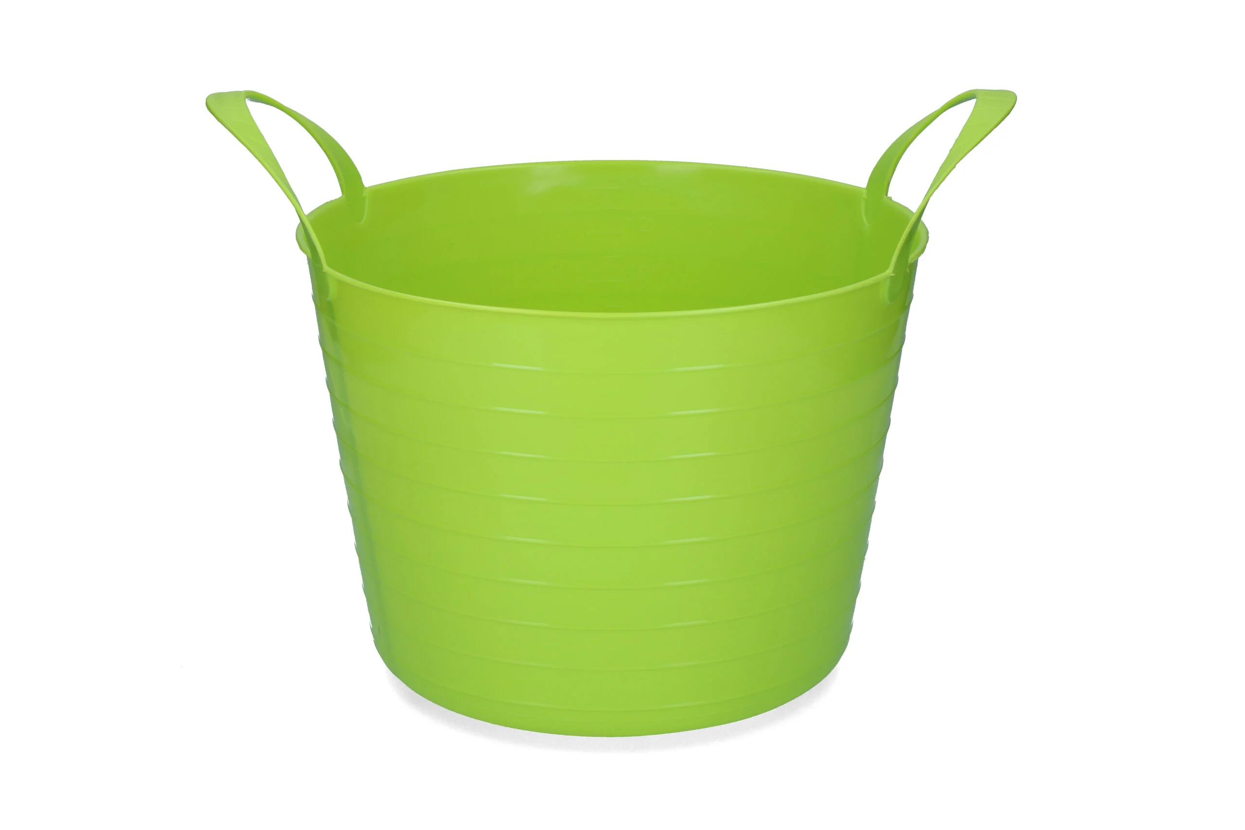 EMME000214L.jpg Flexibler Eimer mit zwei Handgriffen, 14 l, Limette – Vplast V-Trug Flexi – Bild 1