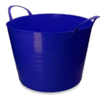 Flexibler Eimer mit Griffen, 65 l, Blau – Vplast V-Trug Flexi