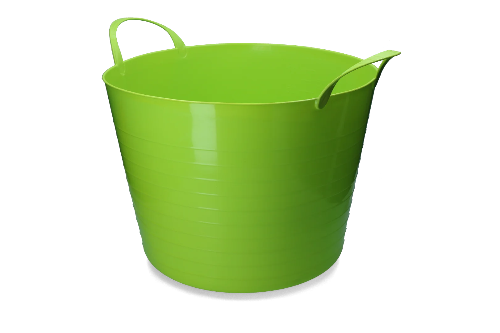 EMME000265L1.png Flexibler Behälter mit Griffen, 65 l, Limette – Vplast V-Trug Flexi – Bild 1