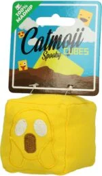 Spielwürfel für Katzen mit MADNIP, Ø 7 cm – Catmoji Cube Spooky – Bild 5