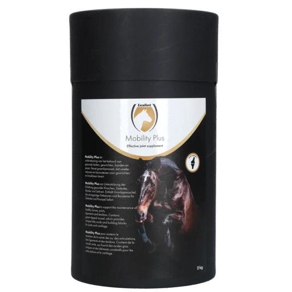 Gelenksupplement für Pferde mit MSM und Glucosamin, 2 kg – Excellent Horse Mobility Plus