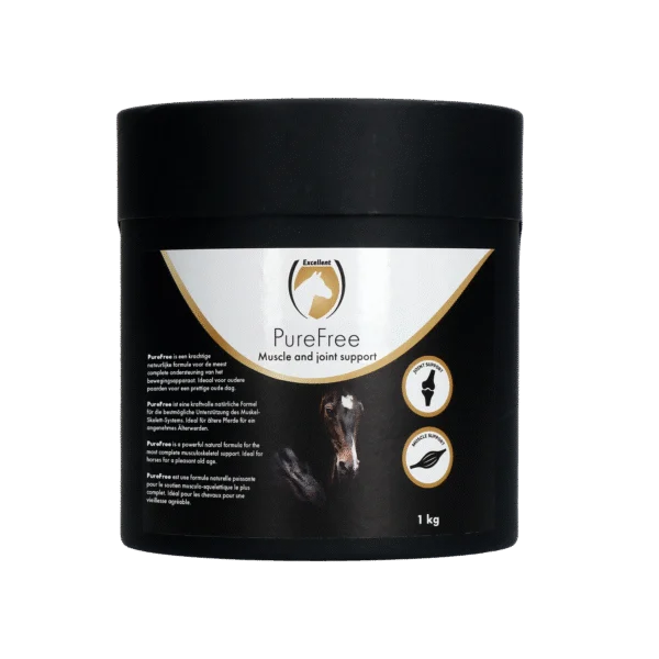 Gelenksupplement für Pferde mit MSM und Kurkuma, 1 kg – Excellent Horse PureFree