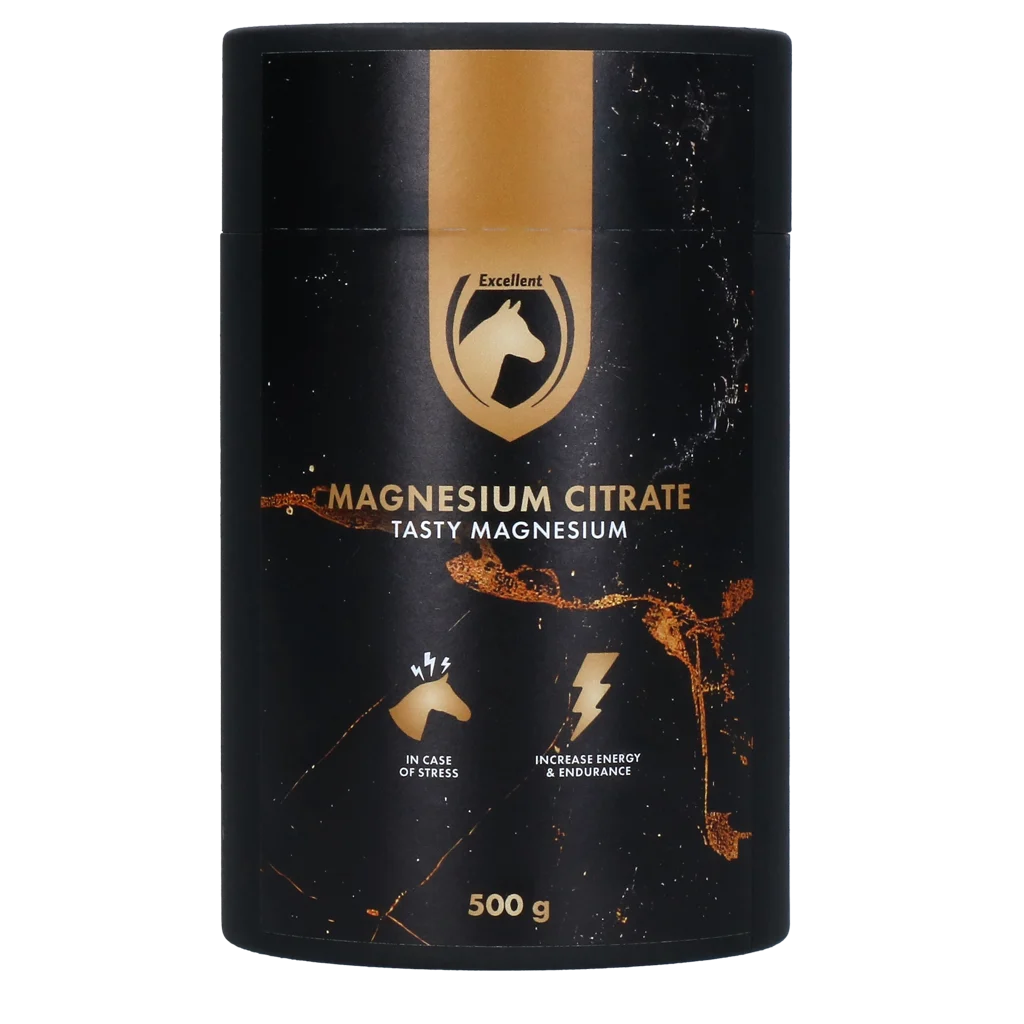 EQUI0001BL1.png Magnesiumcitrat für Pferde, 500 g – Excellent Horse Magnesium Citrate – Bild 1