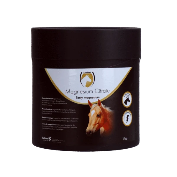 Magnesiumcitrat für Pferde, 1 kg – Excellent Horse Magnesium Citrate