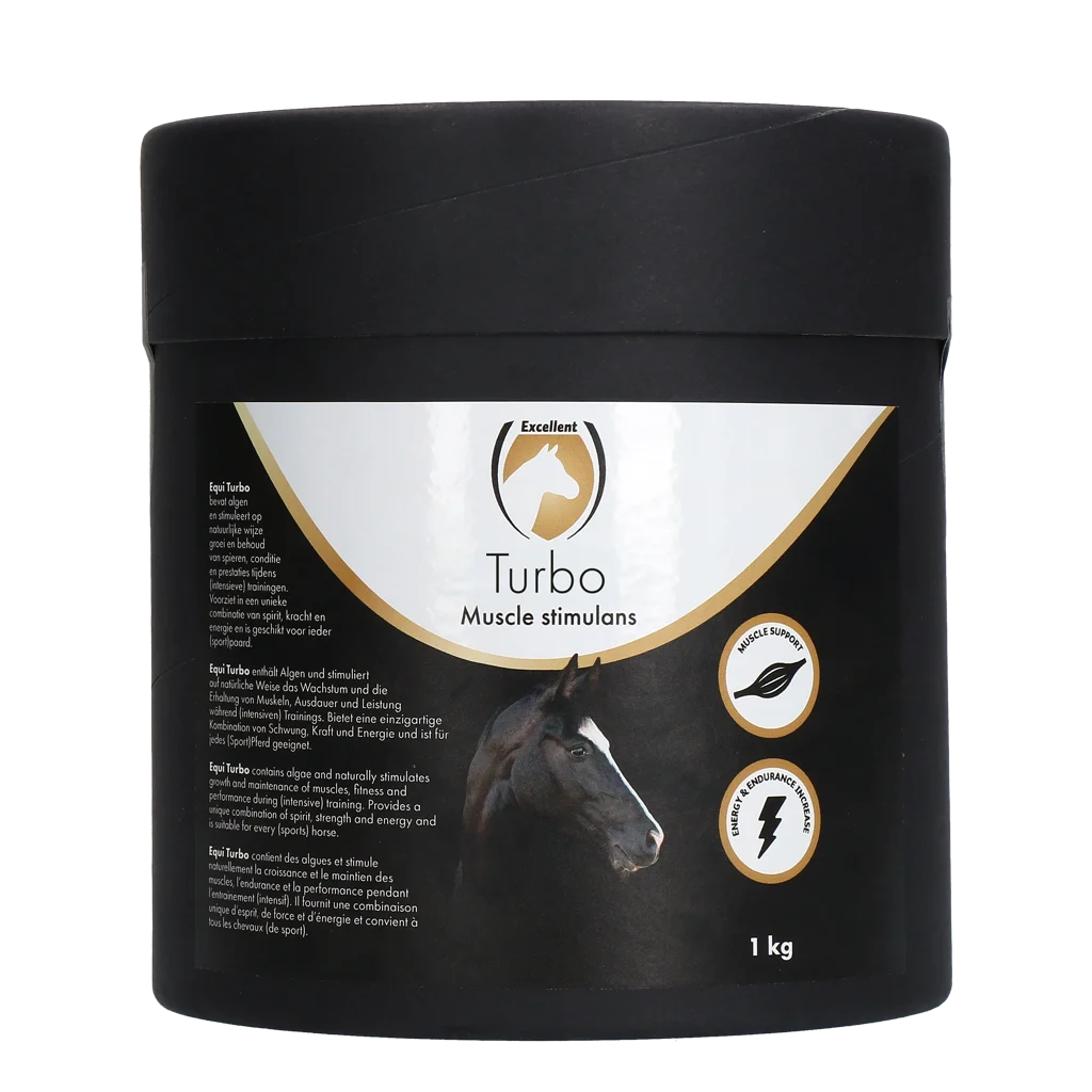 EQUI0001CE.png Muskelergänzungsfutter für Pferde mit Algen, 1 kg – Excellent Horse Turbo – Bild 1