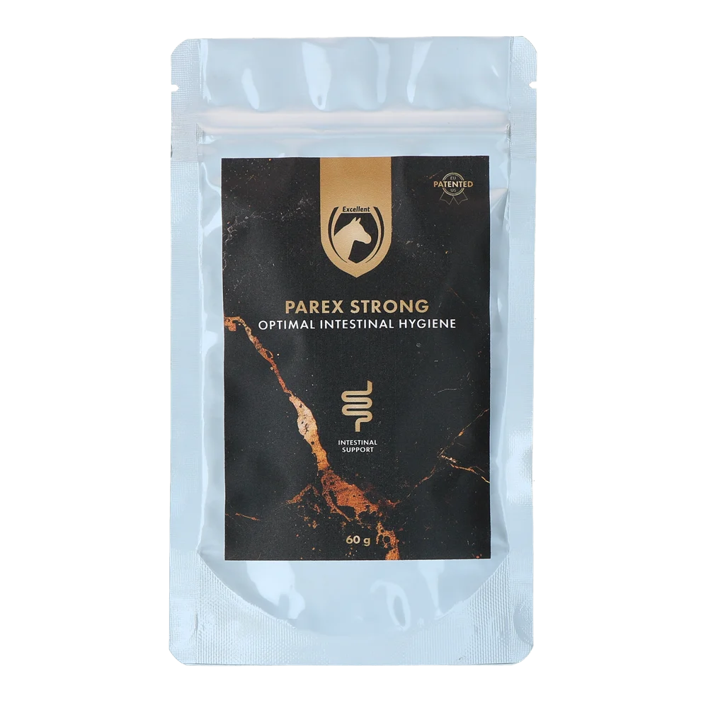 EQUI0001CGD2.png Kräutersupplement für Pferde, Sachet mit 60 g – Excellent Horse Parex Strong – Bild 1