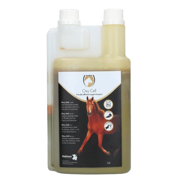Eisenpräparat für Pferde mit Vitaminen und Mineralstoffen, 1 l – Excellent Horse Oxy Cell