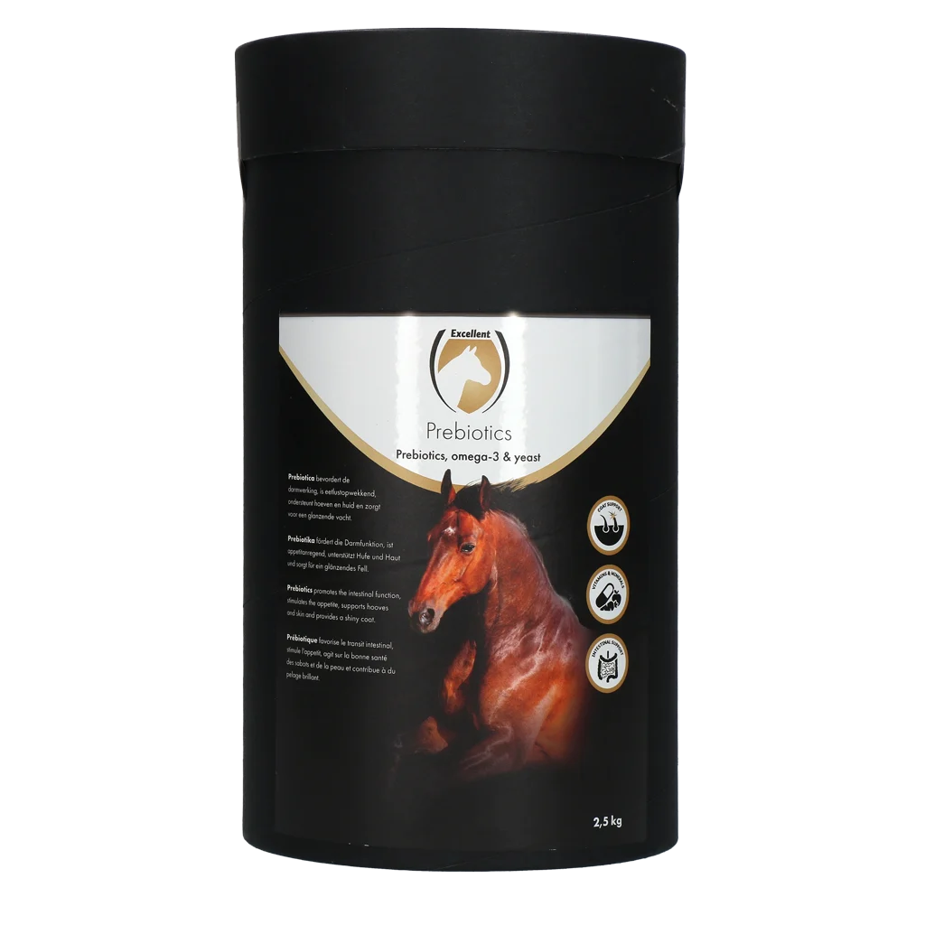 Präbiotika für Pferde mit Omega 3 und Hefe, 2,5 kg – Excellent Horse Prebiotics – Bild 1