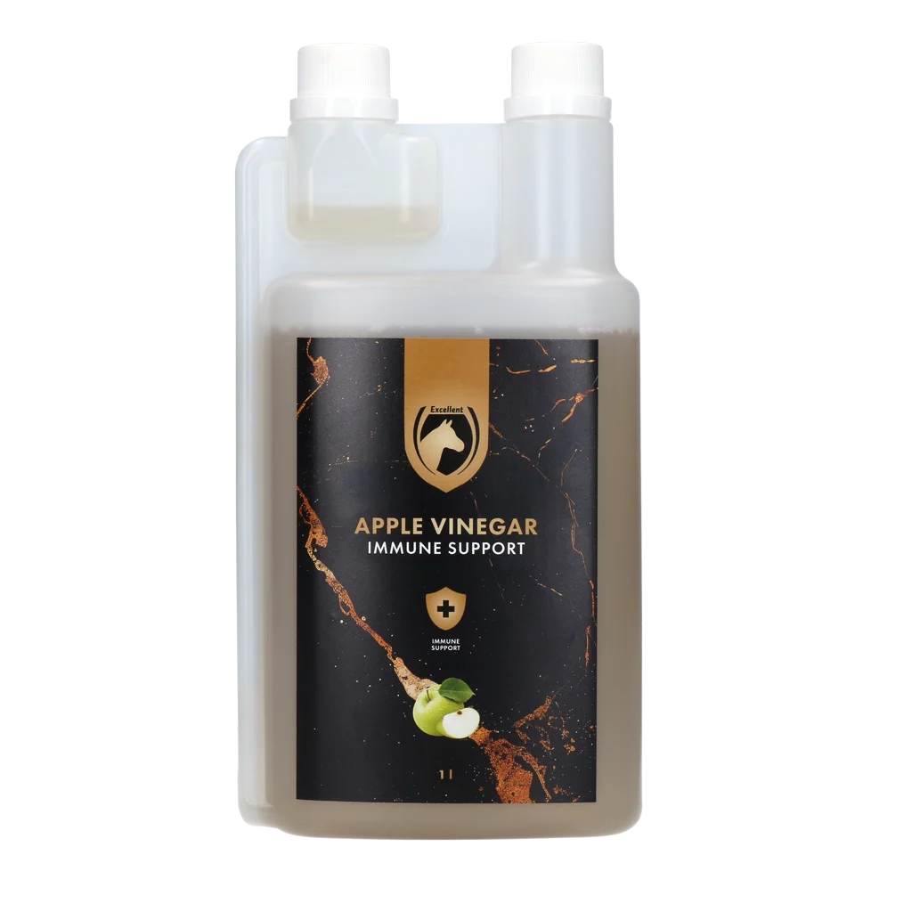 EQUI0002.png Apfelessig für Pferde, 1 l – Excellent Horse Apple Vinegar – Bild 1