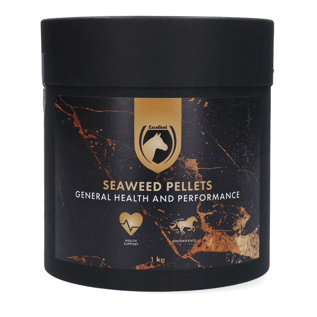 EQUI00030E.png Algenpellets mit Mineralstoffen für Pferde, 1 kg – Excellent Horse Seaweed Pellets – Bild 1