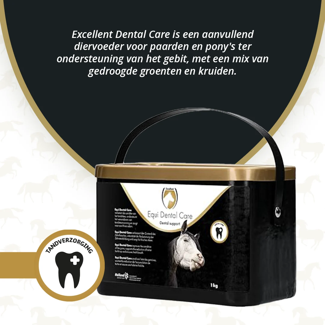Zahnpflege Ergänzungsfuttermittel für Pferde mit getrocknetem Gemüse und Kräutern, 1 kg – Excellent Horse Dental Care – Bild 2