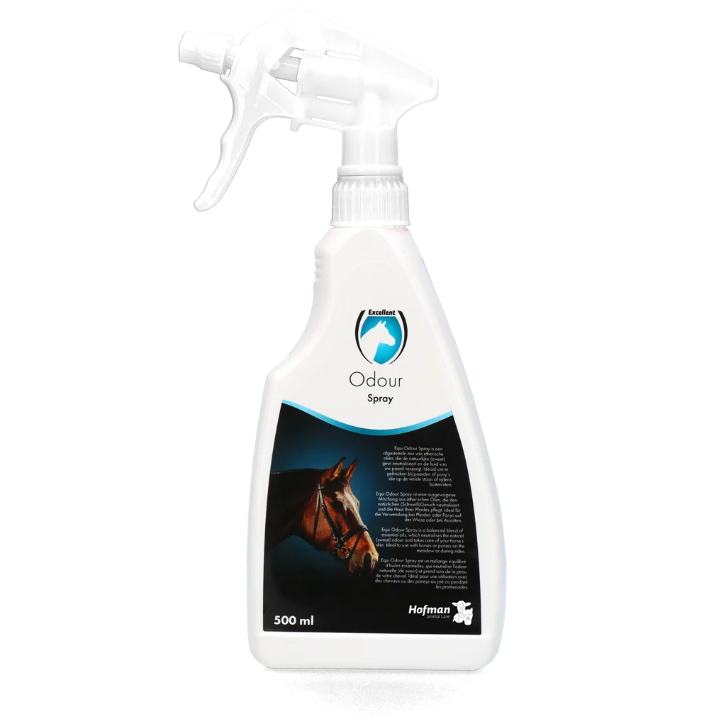 EQUI0023G.png Geruchsneutralisierendes Spray für Pferde mit ätherischen Ölen, 500 ml – Excellent Horse Odour Spray – Bild 1