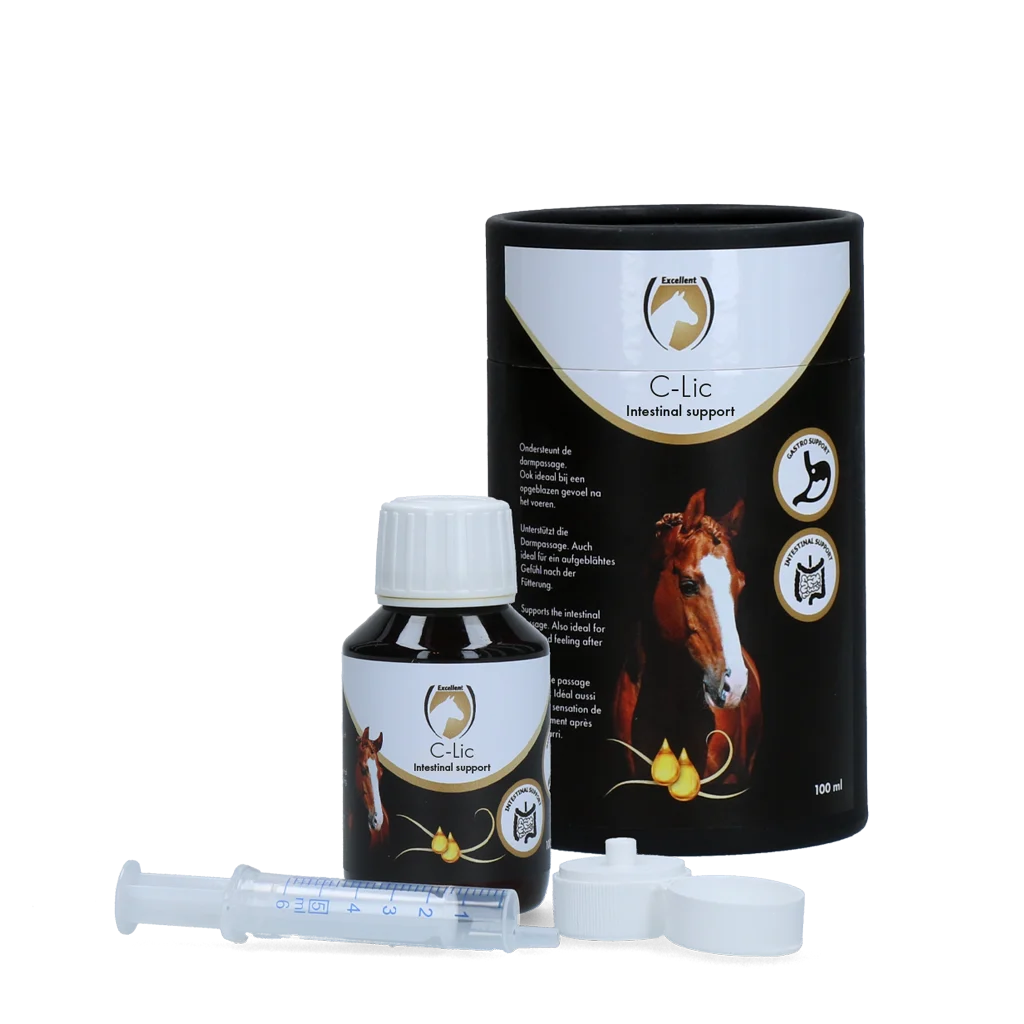 Darm Ergänzungsfuttermittel für Pferde mit ätherischen Ölen, 100 ml – Excellent Horse C-Lic – Bild 1