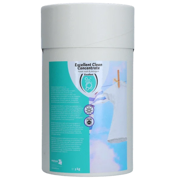 Waschpulver für Weißes und Buntes 3 kg – Excellent Schoon Konzentriertes Vollwaschmittel