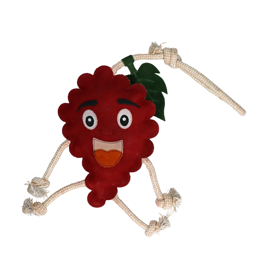 Pferdespielzeug in Himbeerform mit Jutefüllung, 29 x 20 x 5 cm – Excellent Horse Foodie Friends Raspberry – Bild 2