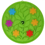 Schnüffelmatte für Pferde für Futter und Snacks – Excellent Horse Snuffle Mat Flower Power