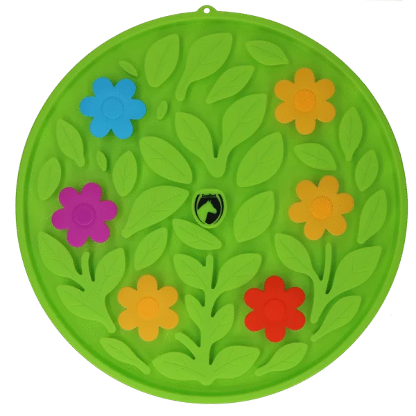 Schnüffelmatte für Pferde für Futter und Snacks – Excellent Horse Snuffle Mat Flower Power