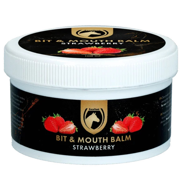 Maulbalsam für Pferde, Erdbeere, 100 ml – Excellent Horse Bit & Mouth Balm