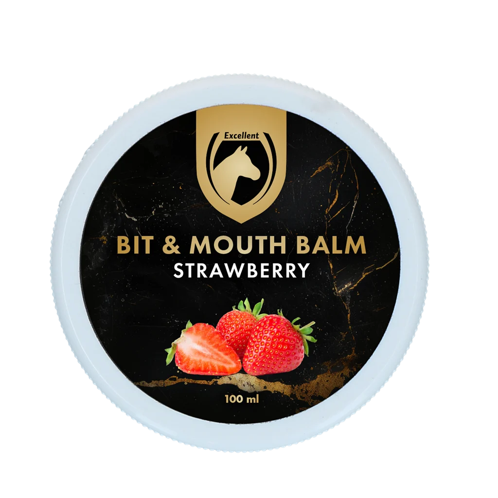 Maulbalsam für Pferde, Erdbeere, 100 ml – Excellent Horse Bit & Mouth Balm – Bild 2
