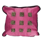 Heusack für Pferde, quadratisch, rosa, 62 x 55 cm – Excellent Horse Hay Pillow Slow Feeder