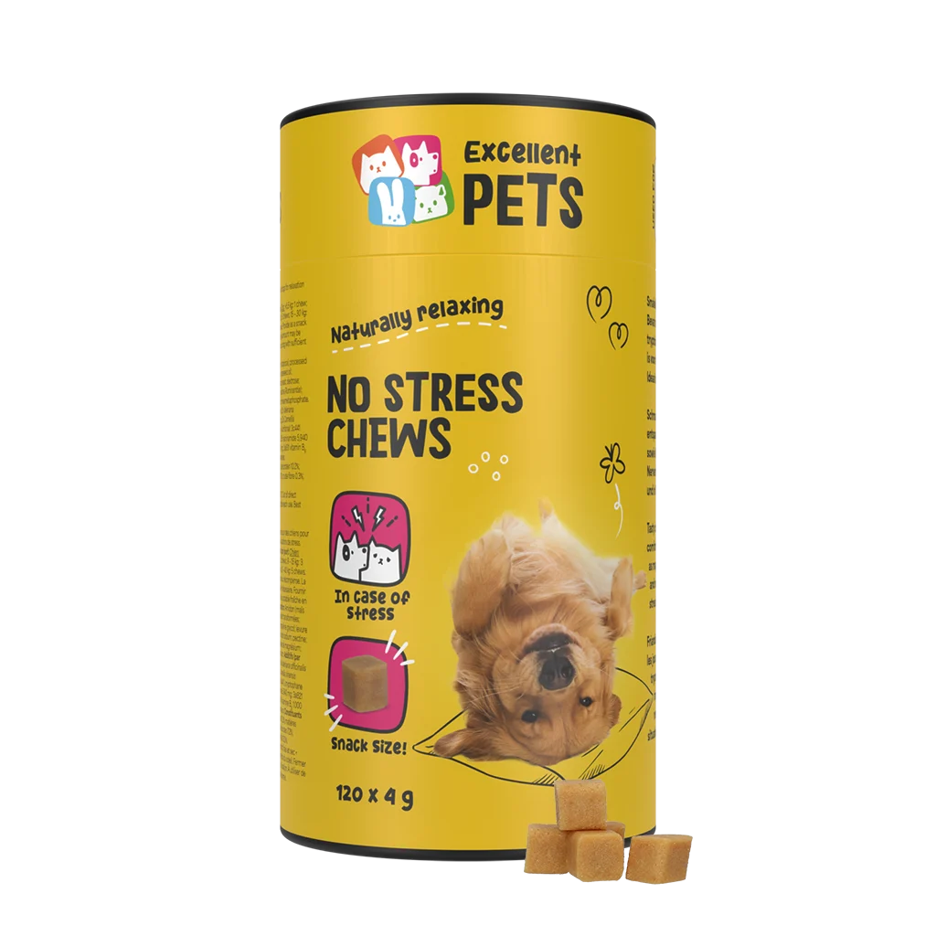 EXCE5010B.png Weiche Kauhappen für Hunde bei Aufregung, 120 Stück – Excellent Pets No Stress Soft Chews – Bild 1