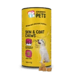 Nahrungsergänzung für Hunde für Haut und Fell, 120 weiche Kauartikel – Excellent Pets Skin & Coat Soft Chews