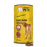 Ergänzungsfuttermittel Snacks für Hunde mit Präbiotika und Probiotika, 120 Stück – Excellent Pets Gland Guard Soft Chews