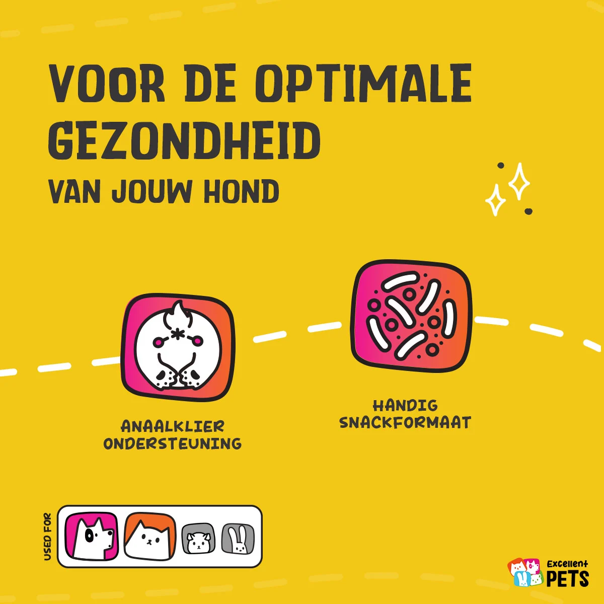Ergänzungspulver für Hunde und Katzen mit Präbiotika und Probiotika – Excellent Pets Gland Guard Pulver – Bild 4