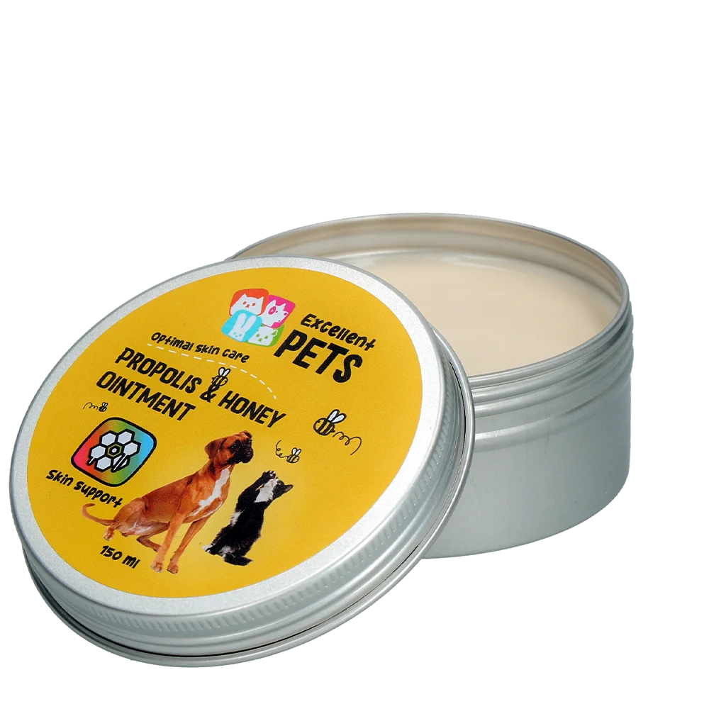 EXCE5073.png Hautsalbe mit Propolis und Honig, 150 ml – Excellent Pets Propolis & Honey Ointment – Bild 1