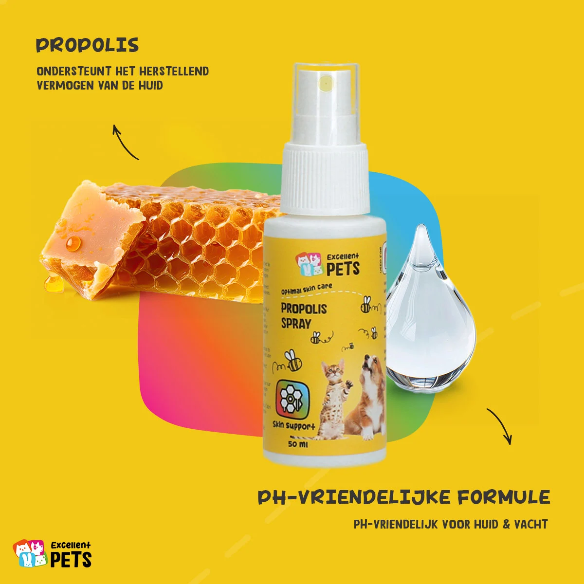 Hautpflegespray mit Propolis, 50 ml – Excellent Pets Propolis Spray – Bild 5