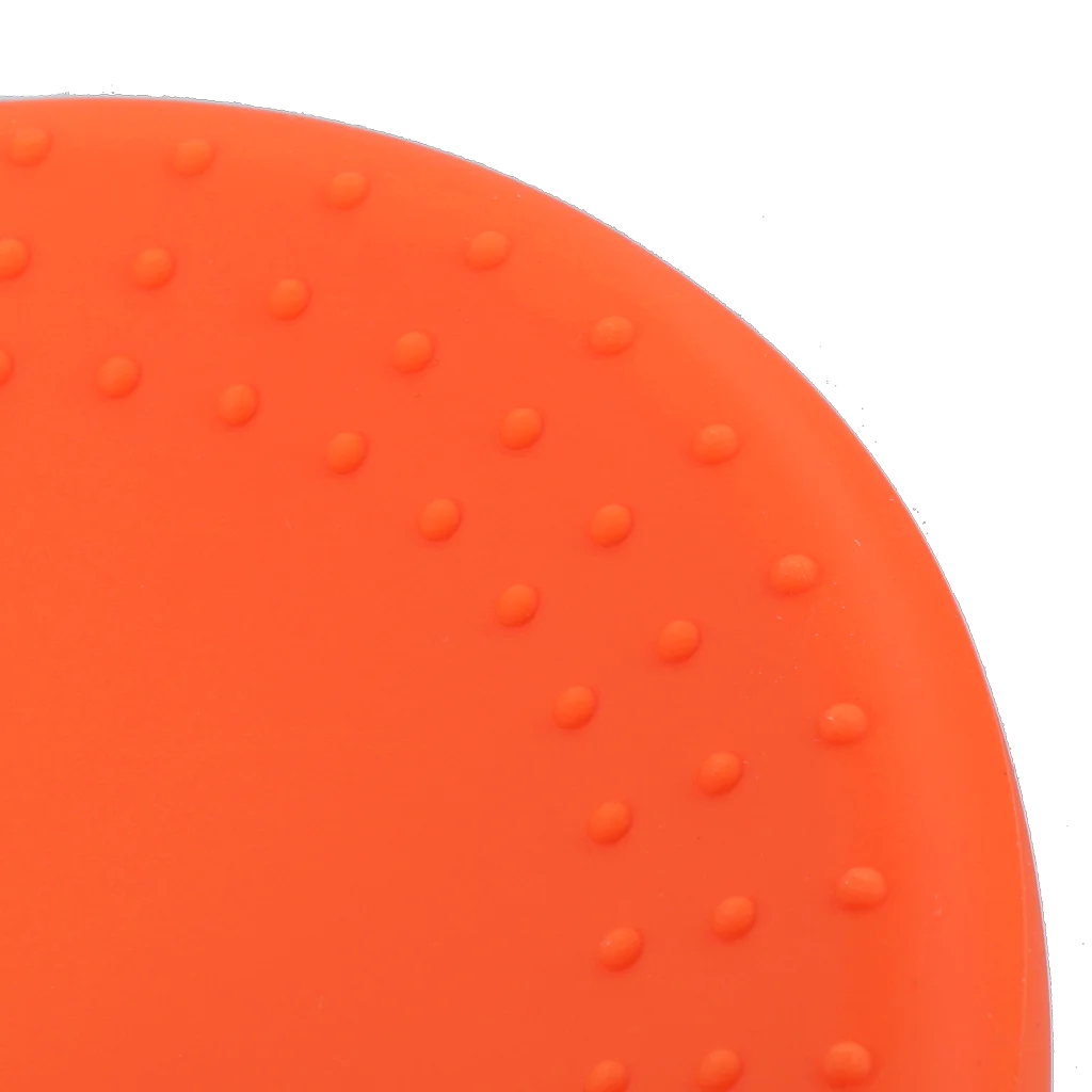 Futter und Trinknapf aus Silikon für Hunde mit Rand, 300 ml, orange – Excellent Pets No-Spill Bowl – Bild 4