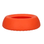 Futter und Wassernapf für Hunde aus Silikon mit Spritzschutzrand, 800 ml Orange – Excellent Pets No-Spill Bowl – Bild 3