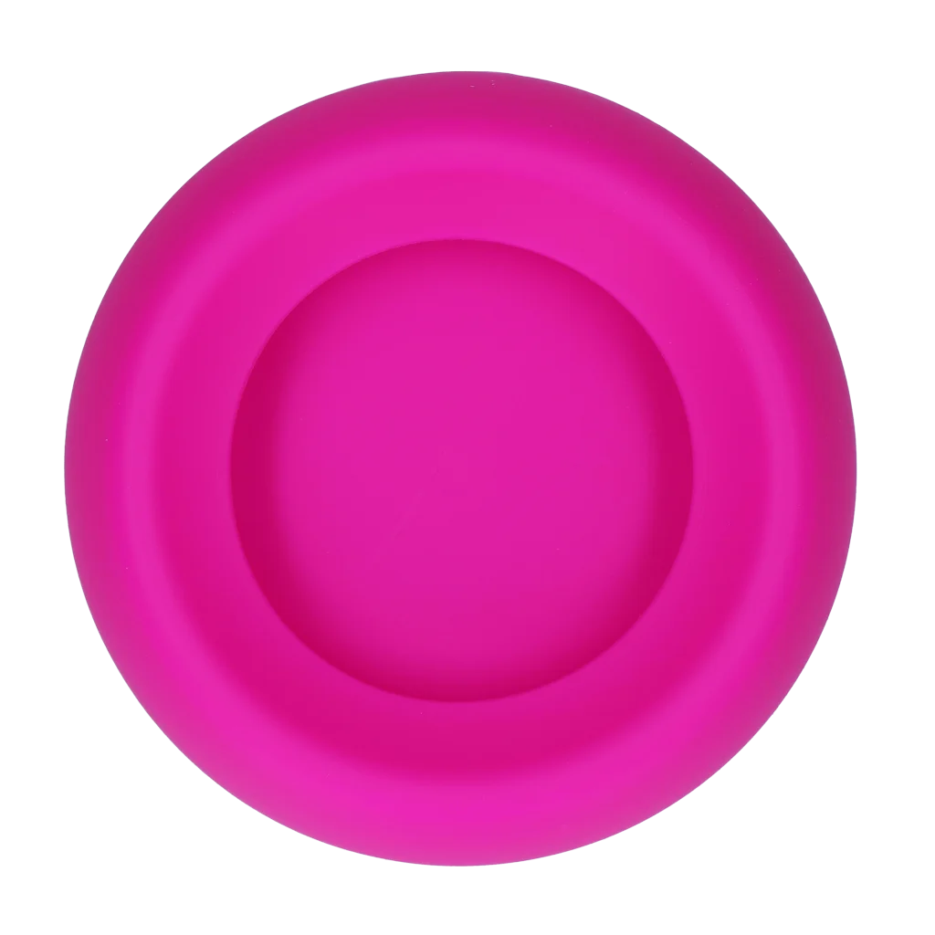 Futter und Wassernapf für Hunde aus Silikon mit Spritzschutzrand, 300 ml Rosa – Excellent Pets No-Spill Bowl – Bild 2